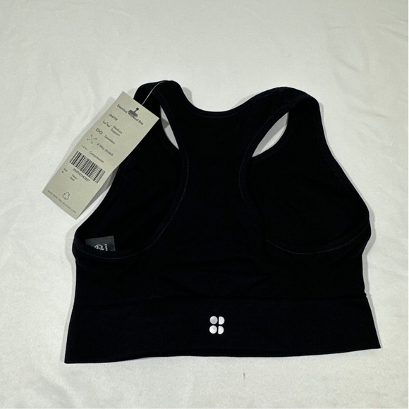 NWT $44 Sweaty Betty [ Medium ]‎ Stamina Racerback Sports Bra in Black - Picture 8 of 14